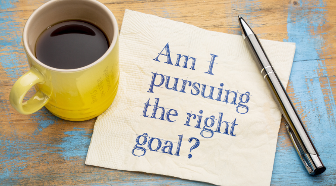 You Achieved Your Goal, Then Switched Gears to Pursued a Different Goal